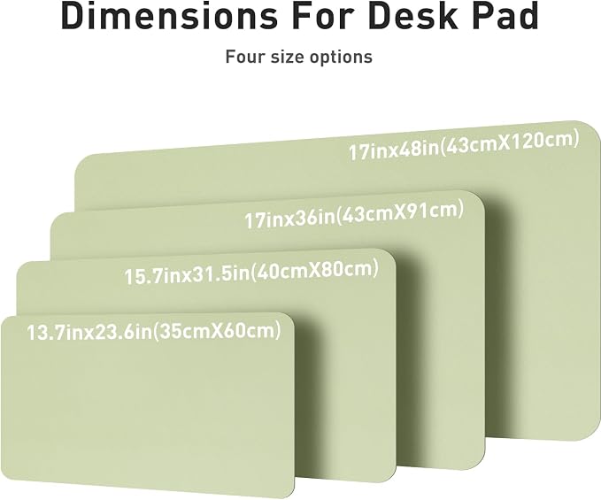 Aothia Leather Desk Pad Protector, Office Desk Mat, Large Mouse Pad, Non-Slip - Image 4