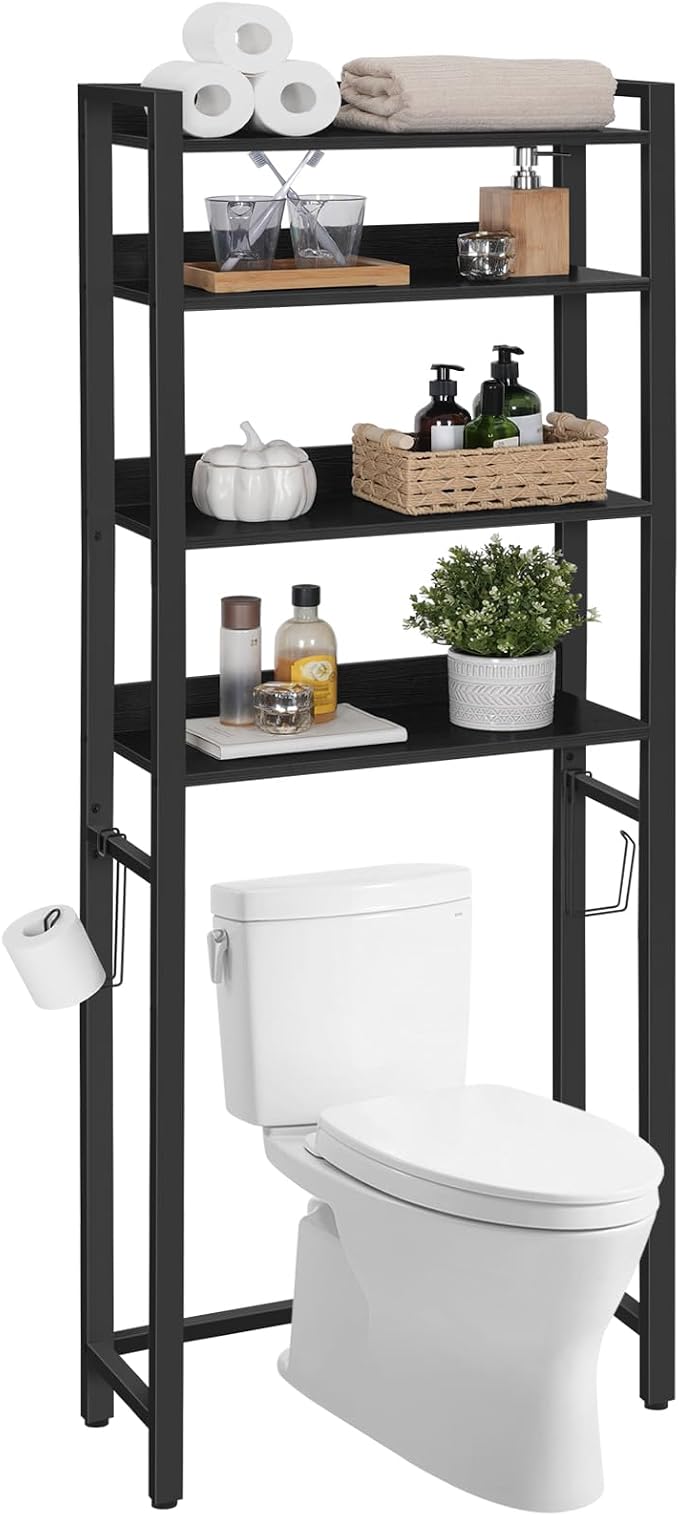 MAHANCRIS Over The Toilet Storage Rack, 4 Tier Bathroom Organizer Over Toilet - Image 8