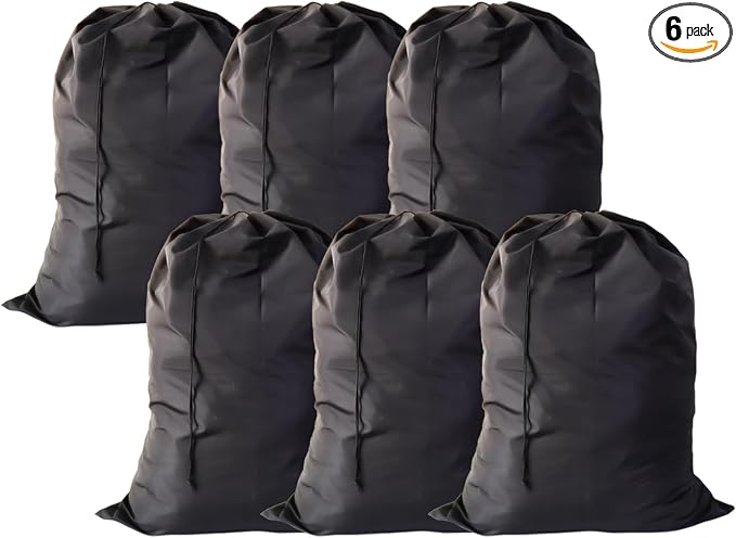 Extra Large Laundry Bag 6 Pack, Travel Laundry Bags by YETHAN
