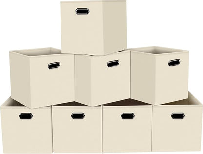Fabric storage bins Cubes, Fabric Cube Organizer by Yunkeeper