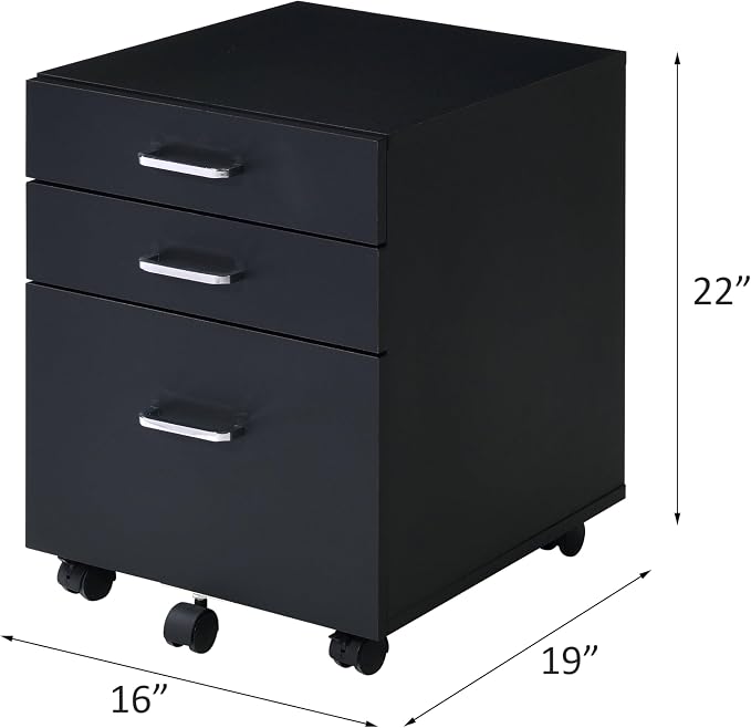File Cabinet, 3 Drawers Filing Cabinet - Image 3