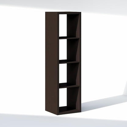 Furinno Cubic Extra Thick 4-Cube Closet Organizers and Storage, Dark Oak | 14.6 - Image 7