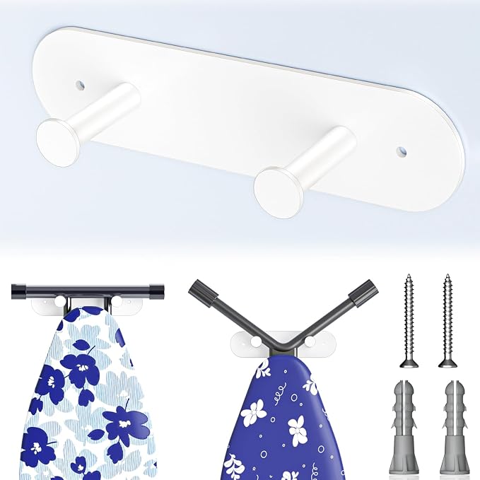 Ironing Board Hanger Wall Mount, Ironing Board Holder by LOXSUN