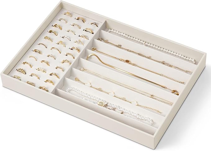 VLANDO Stackable Jewelry Tray, Drawer Organizer by VLANDO