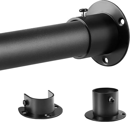 Closet Rod, 17 to 51In Adjustable Heavy Duty Closet Rods by Tiemlet