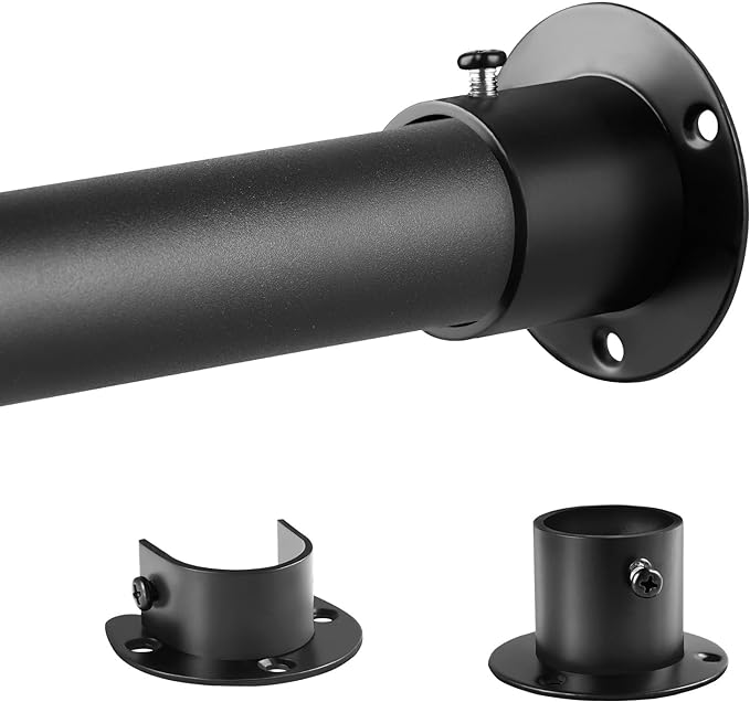 Closet Rod, 17 to 75In Adjustable Heavy Duty Closet Rods by Tiemlet