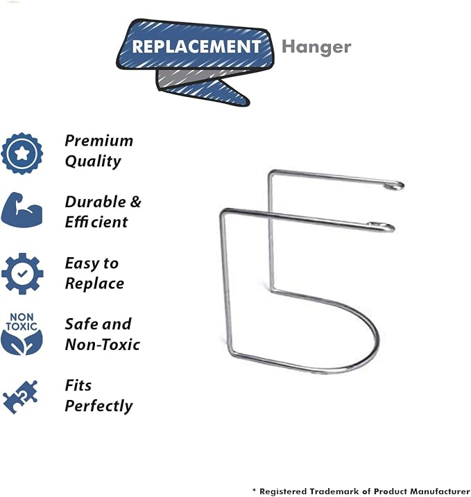 Replacement For Central Vac Hose Hanger, Wire hanger for mounting - Image 2