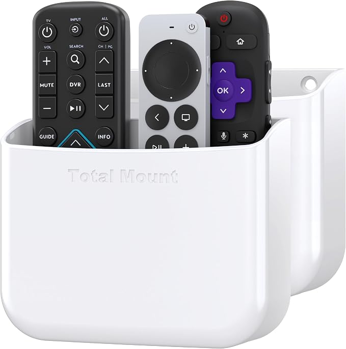 TotalMount Hole-Free Remote Holders – Eliminate Need to Drill Holes in Your Wall by TotalMount