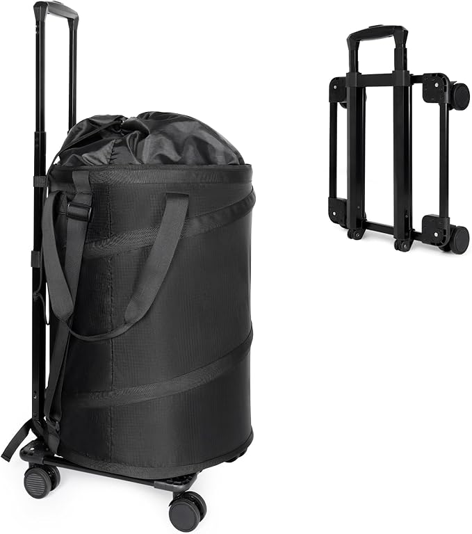 Bukere Laundry Hamper with Wheels, Extra Large 3 in 1 Pop Up Basket with by Bukere