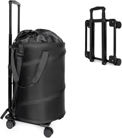 Bukere Laundry Hamper with Wheels, Extra Large 3 in 1 Pop Up Basket with by Bukere