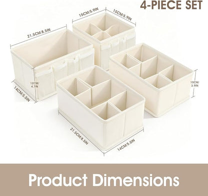 Cosmetic Storage Bins Makeup Organizer, Adjustable Multifunction Storage Box - Image 3