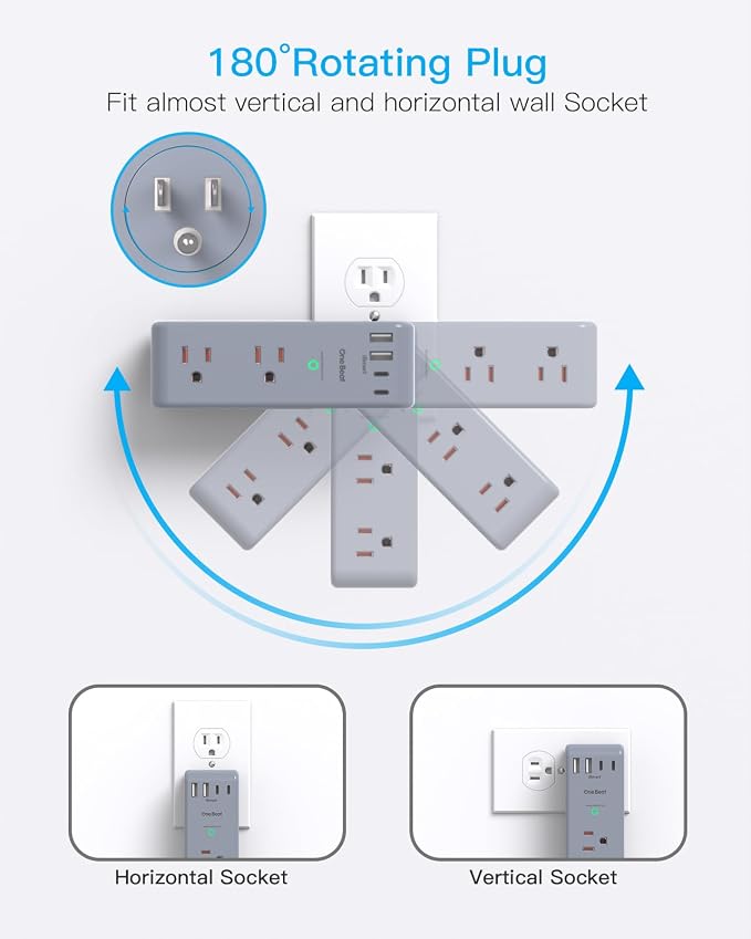 Surge Protector Outlet Extender - - Image 3