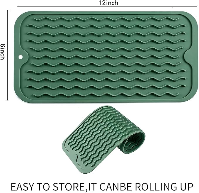 Silicone Dish Drying Mat for Multiple Usage, Easy clean, Eco-friendly, - Image 2