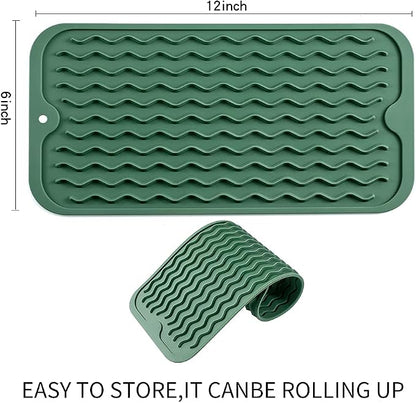 Silicone Dish Drying Mat for Multiple Usage, Easy clean, Eco-friendly, - Image 2