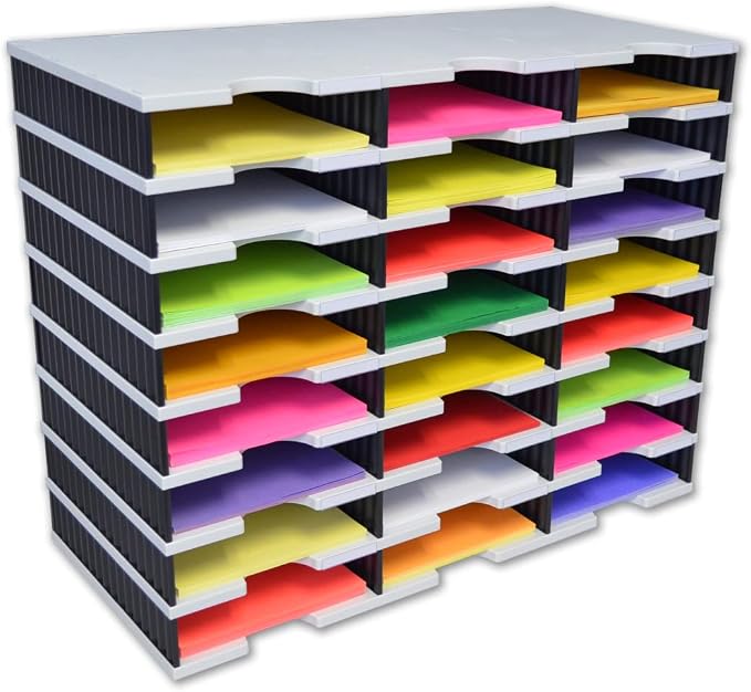 Ultimate Office TierDrop Desktop Organizer Document, and Classroom Sorter. 24 by UltimateOffice
