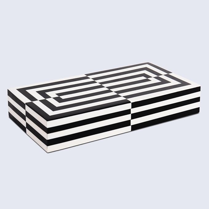 Handicrafts Home Large Decorative Storage Box 12x6– Coffee Table Organizer Box - Image 7