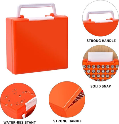 FULLCASE Battery Storage Organizer Holder Holds 72 AA AAA Batteries, Box Cases - Image 5