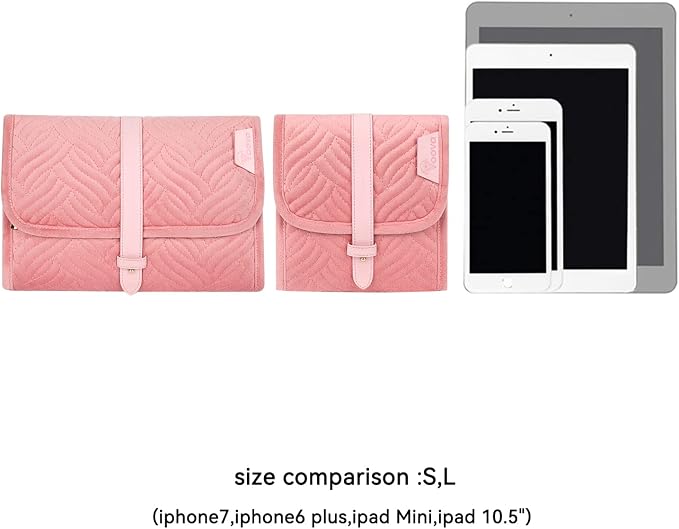 Voova Travel Jewelry Holder Organizer Case, Large Jewelry Storage Bag - Image 4