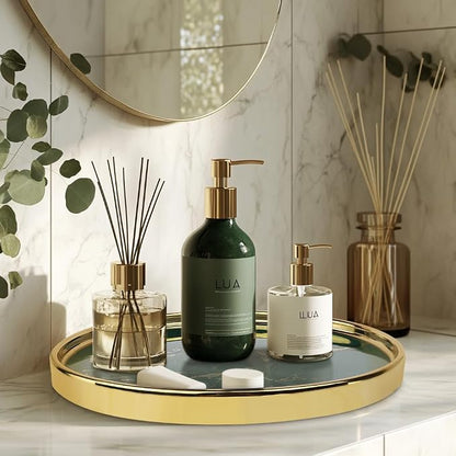 Ceramic Vanity Tray for Bathroom, and Makeup – Decorative Organizer Tray for - Image 2