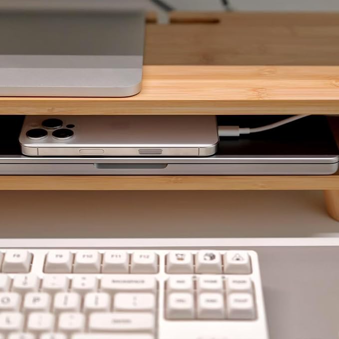 Bamboo Monitor Stand Riser - Image 6
