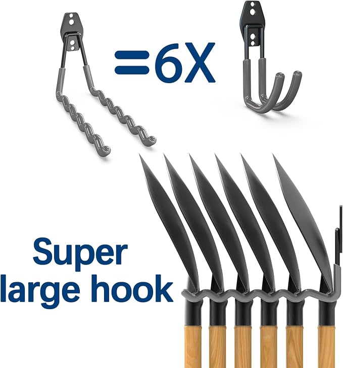 3-H Garage Wall Hooks 20 Pack, Garage Hooks Heavy Duty - Image 3