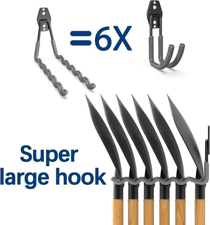 3-H Garage Wall Hooks 20 Pack, Garage Hooks Heavy Duty - Image 3