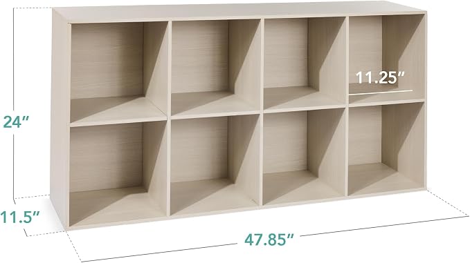 Best Choice Products 8-Cube Storage Organizer, 11in Shelf Opening, Display Shelf - Image 2
