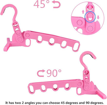 Plastic Multi-Function Hangers, Drying Rack, Suit Hangers, Travel - Image 3