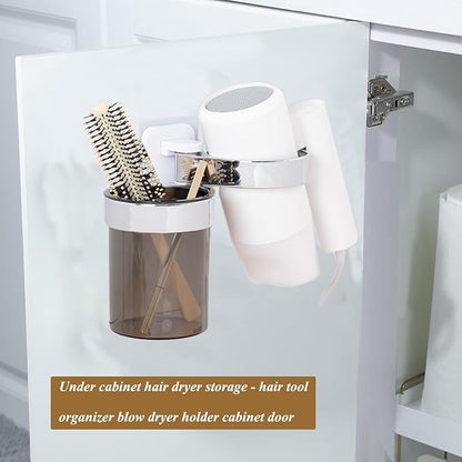 Hair Dryer Holder, Bathroom Blow Dryer Organizer - Image 4