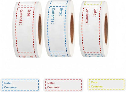 Freezer Labels 375pcs by ZILAMGOO