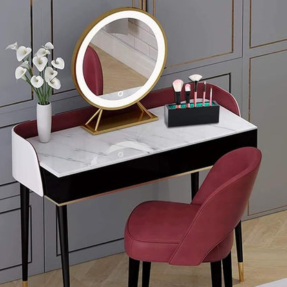 Makeup Brushes Holder Organizer, Silicone Vanity Air Drying Rack Display Storage - Image 6