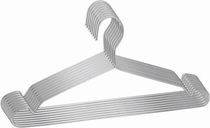 Wire Coat Hangers 10 Pack Strong Heavy Duty Stainless Steel Metal Coat Hangers by Unknown
