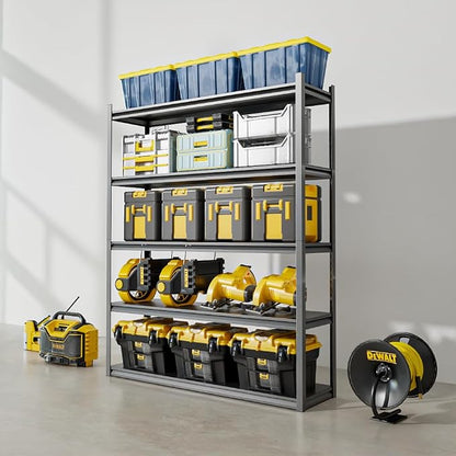 24" W Garage Shelving, 5-Tier Heavy Duty Shelving Unit, 3000LBS Adjustable - Image 9