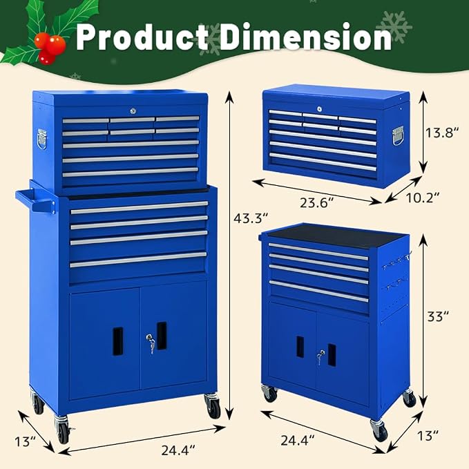 13-Drawer Rolling Tool Chest - Image 3