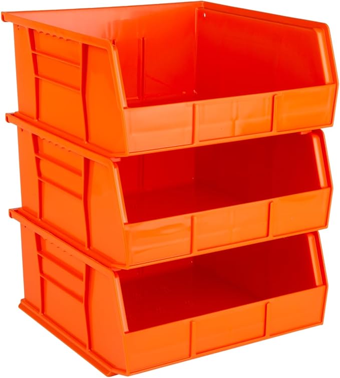 HE HUDSON EXCHANGE 11" x 11" x 5" Plastic Stackable Storage Bin by HudsonExchange