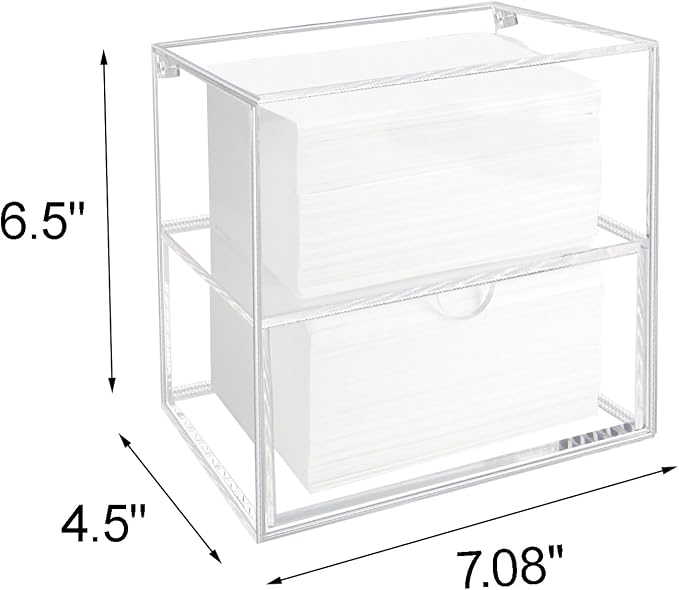 Dryer Sheet Holder Box Acrylic Laundry Sheets Container Storage Dispenser - Image 5