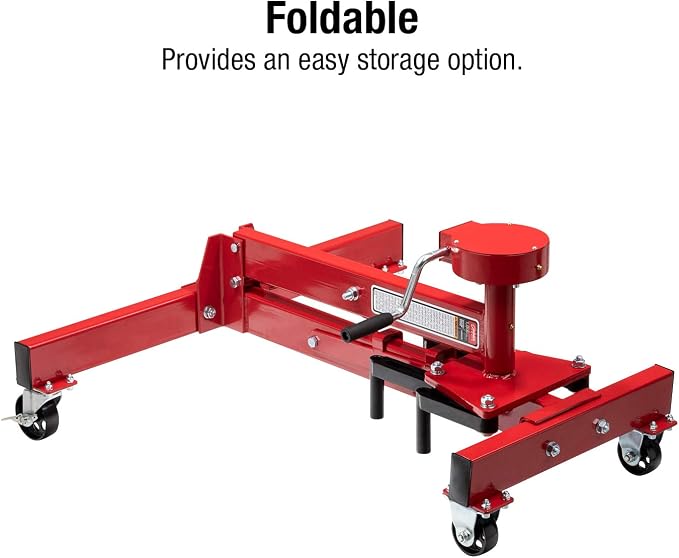 SUNEX TOOLS 8300GB, Foldable Engine Stand, ½ Ton Capacity, Self-Locking Worm - Image 2