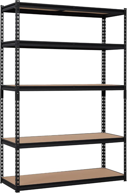 Takywep Heavy Duty Storage Shelves 48" x 24" x 72", 5 Tier Durable Metal by HOME