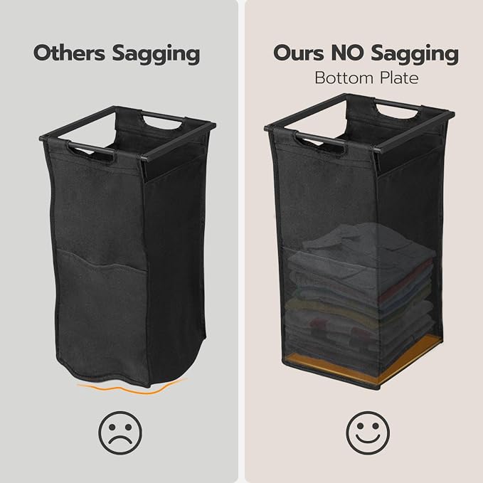 HOOBRO Laundry Hamper, Laundry Sorter 2 Section, 2 × 13 Gal, Laundry Basket - Image 3