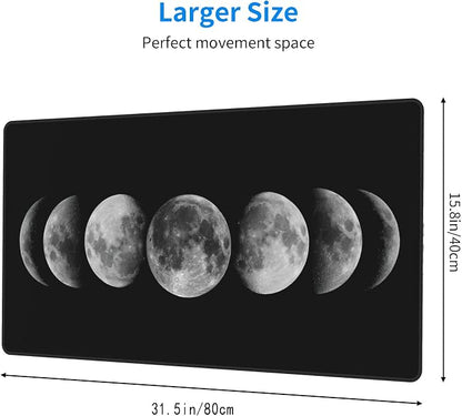 Desk Mat, Celestial Moon Phases Extended Gaming Mouse Pad - Image 3