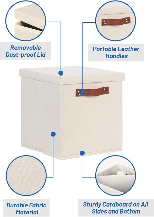 Temary Foldable Fabric Storage Bins - Image 4