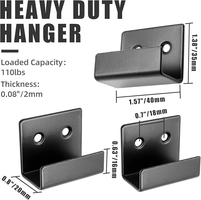 Luomorgo Tile Display Wall Hanger, Wall Mount Brackets Hook, Heavy Duty - Image 3