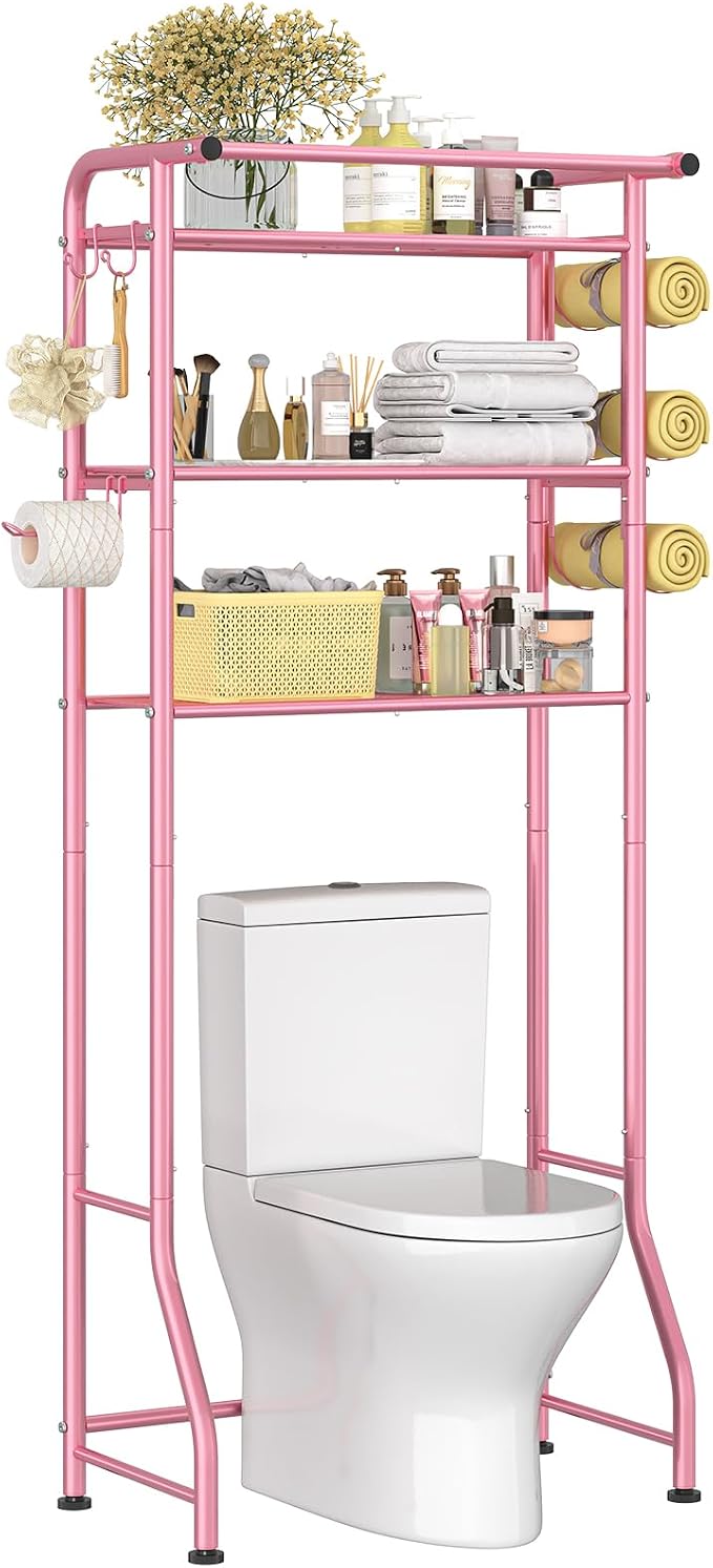 Simple Trending 3 Tier Over The Toilet Rack, Shelf Bathroom, Bathroom Stand by SimpleTrending