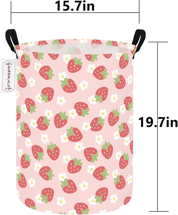 QUEENLALA Large Storage Basket, Laundry Hamper/Bathroom/Home Decor/Collapsible - Image 2