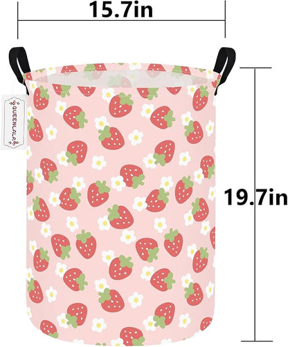 QUEENLALA Large Storage Basket, Laundry Hamper/Bathroom/Home Decor/Collapsible - Image 2