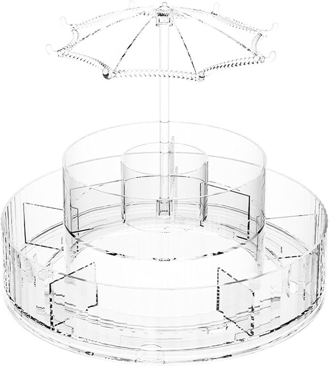 360 Rotating Makeup Organizer, 360 Degree Rotating Makeup Organizer - Image 6