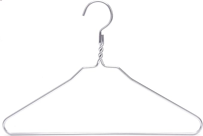 Quality Silver Aluminum Metal Coat Hangers - Image 9