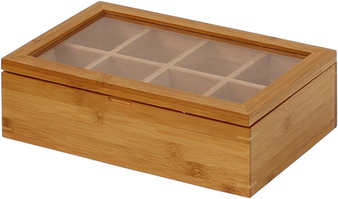 Oceanstar - TB1323 Bamboo Tea Box, 12 Inch - Image 3
