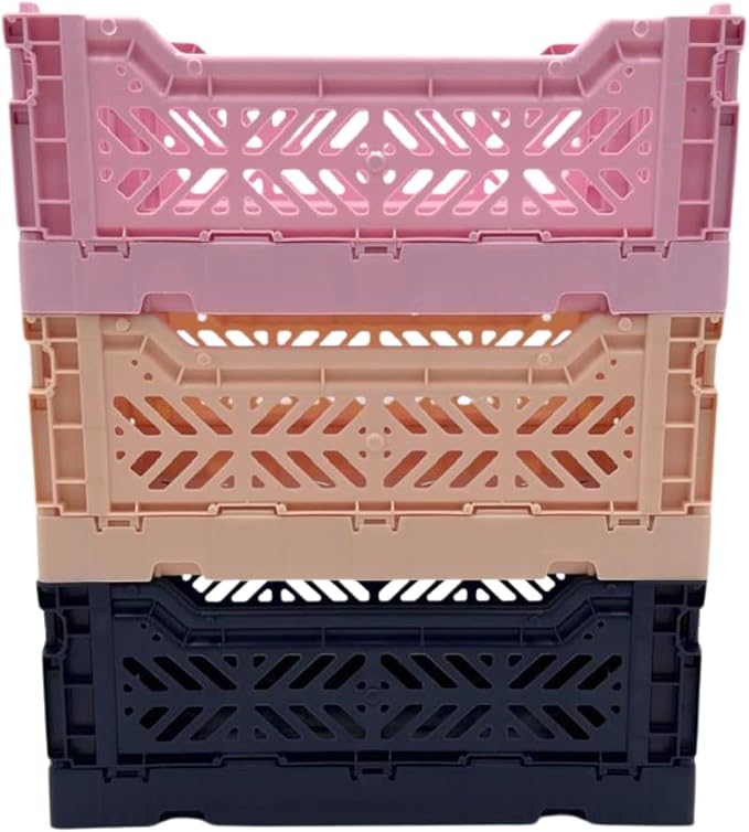 Collapsible Storage Box, Foldable Crate Organizer Bin - Image 2