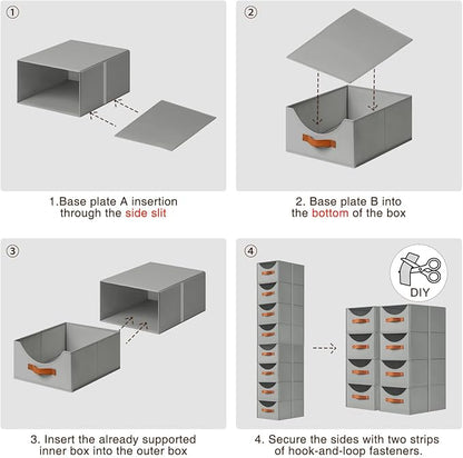 Homsorout Stackable Storage Drawers - Image 7